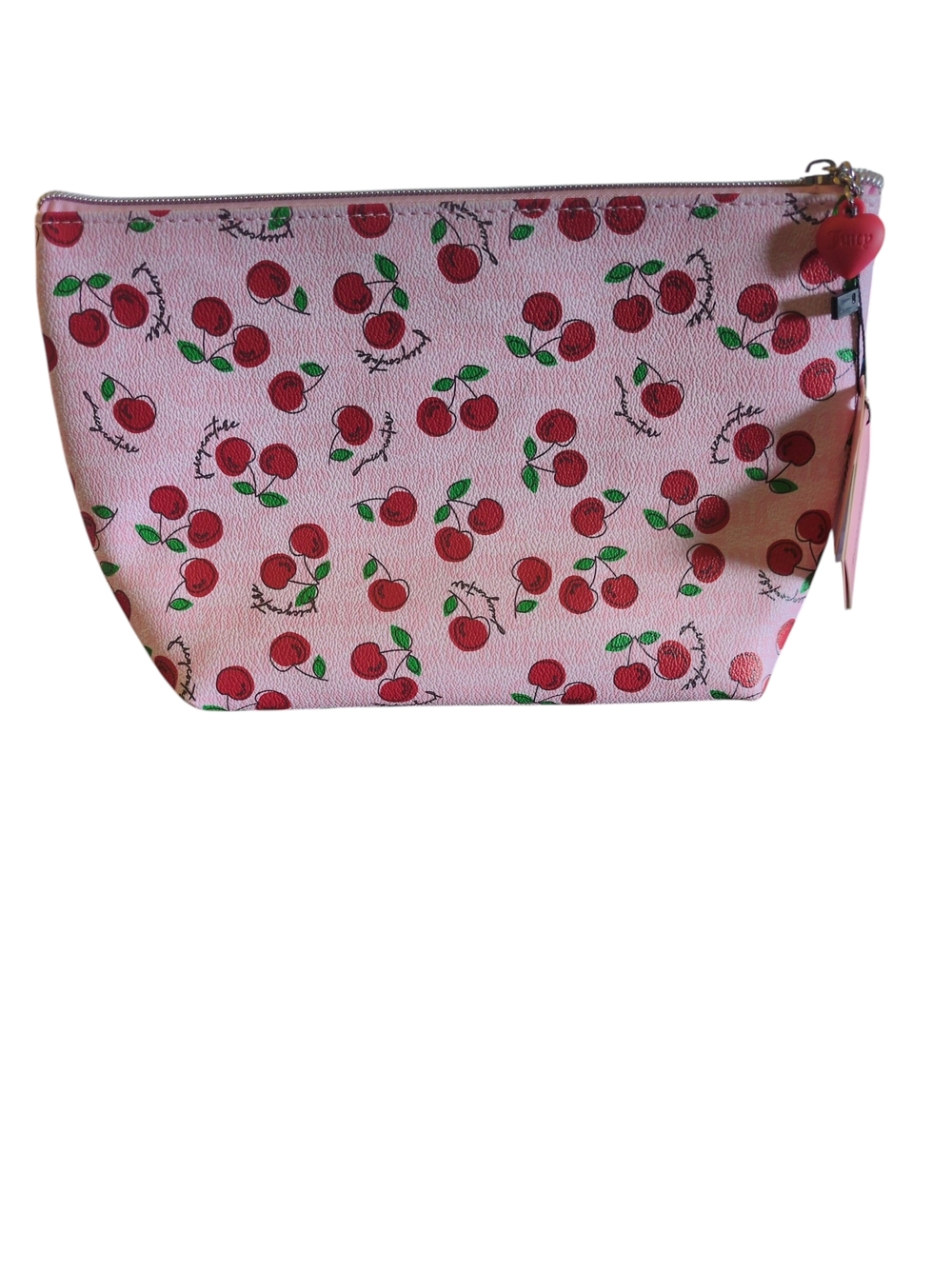 Juicy Couture Pink Cherry Print Cosmetic Bag - Picture 3 of 9